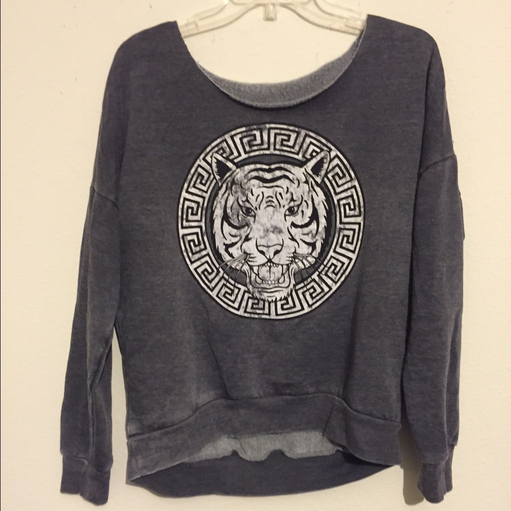Gray sweater